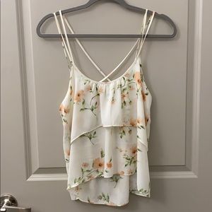 Floral tank top